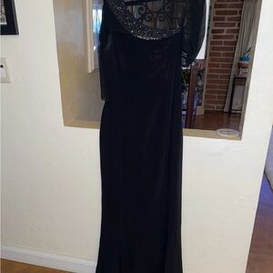Elegant Black One Shoulder Dress